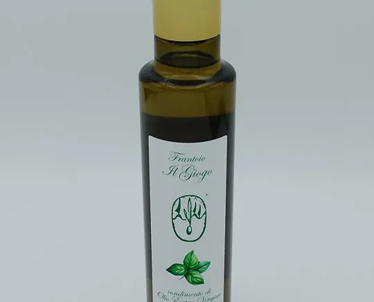Olio Extravergine di Oliva condimento a base di Basilico